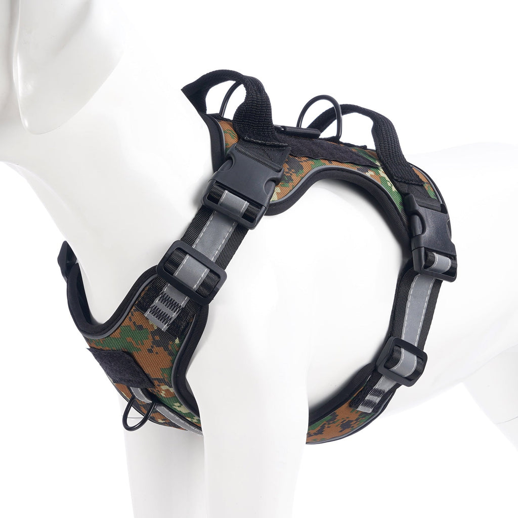 AyalaPet Escape-Proof Dog Harness with Leash - No-Pull Reflective Large Dog Vest Set - Heavy Duty Adjustable Pet Harness for All Breeds (XS to XL)
